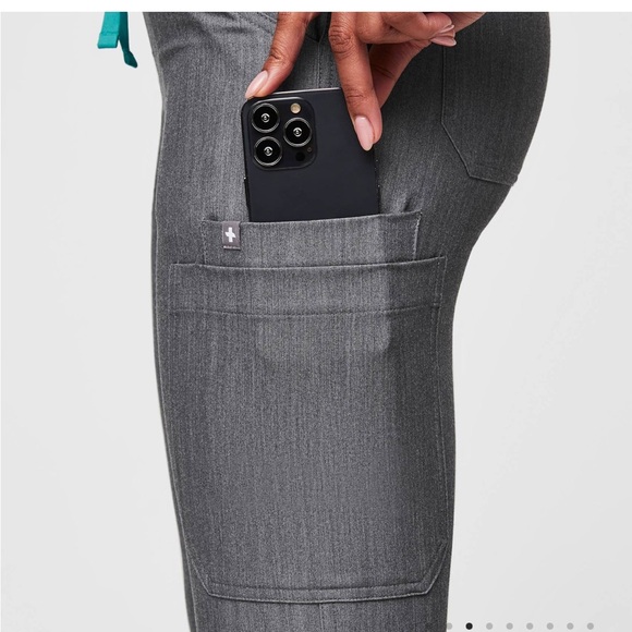 Never worn Figs scrub pants in color graphite. - Picture 3 of 9